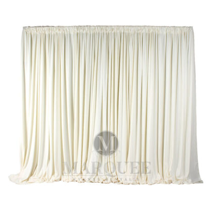 Drapery interlock ivory