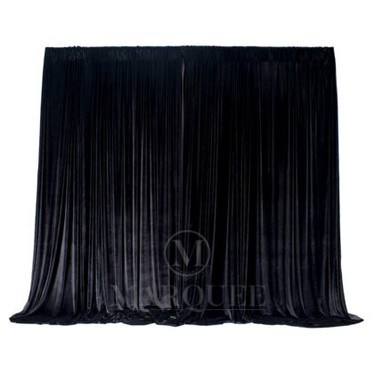 Drapery velvet black