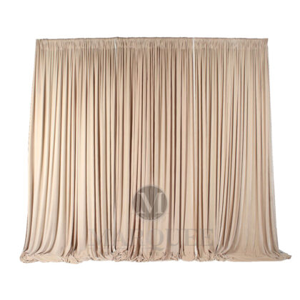Drapery velvet champagne