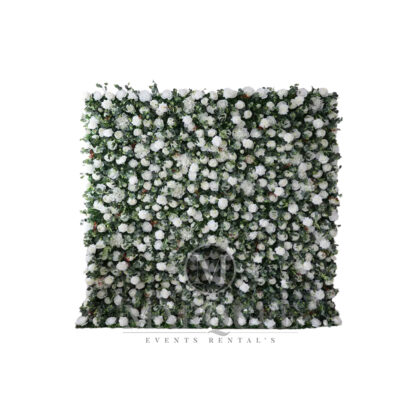 Flower wall white