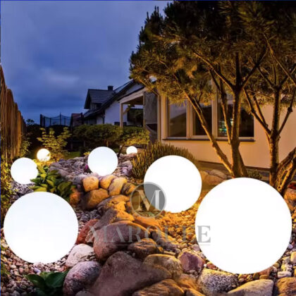 Illuminated LED globes 24in