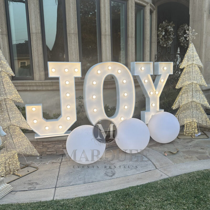 Illuminated LED globes JOY 3