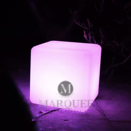 LED cube table 20in