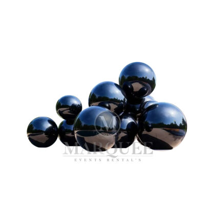 Black Inflatable Mirror Balls