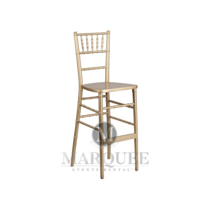 Chiavari barstool in gold