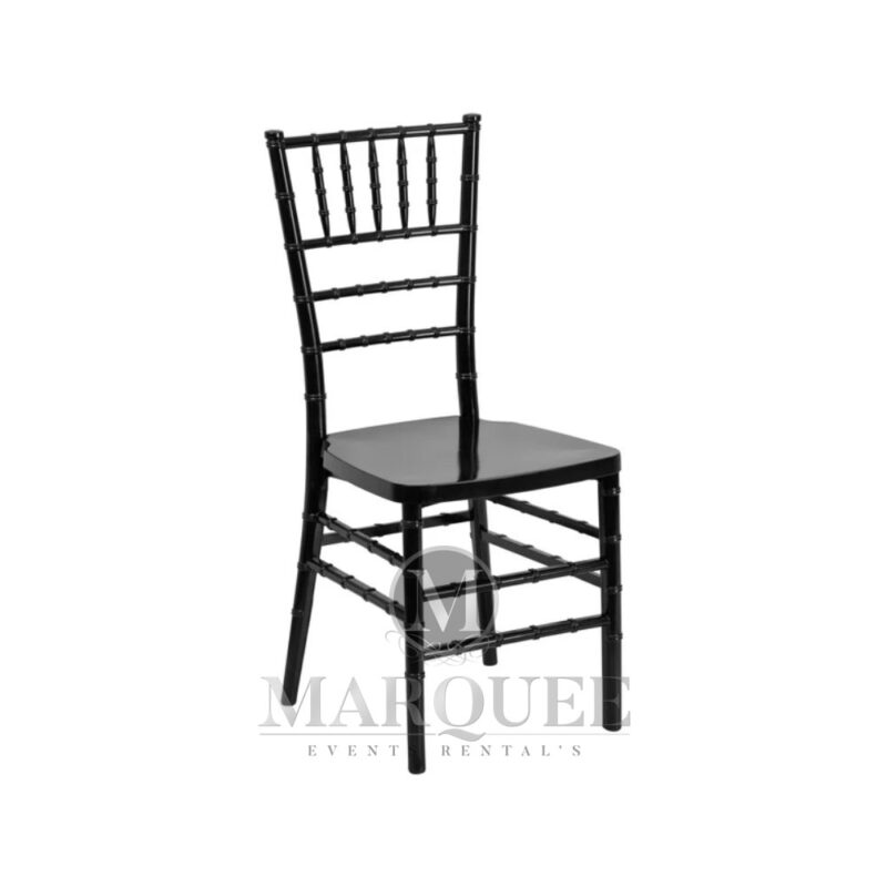 Chiavari chairs black