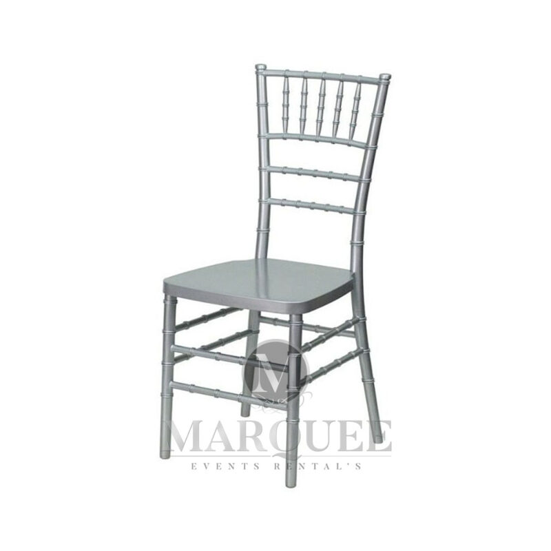 Chiavari chairs silver