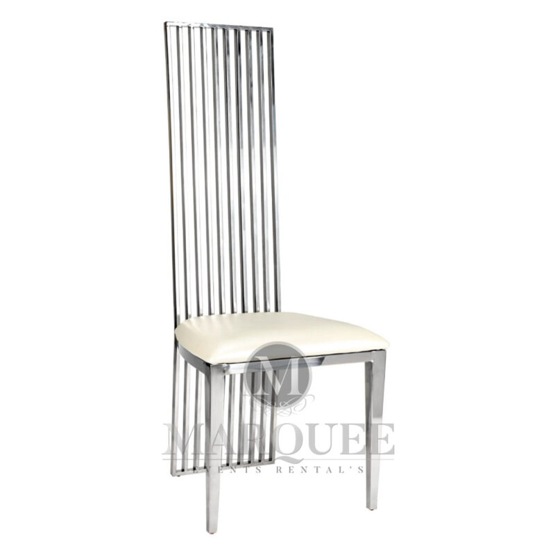 Chrome Presidential chairs silver