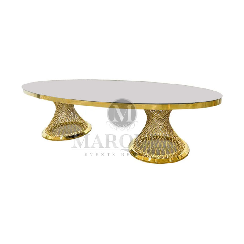 Divine Gold Dining Table - Image 2