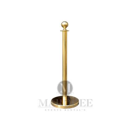 Gold Stanchion Post