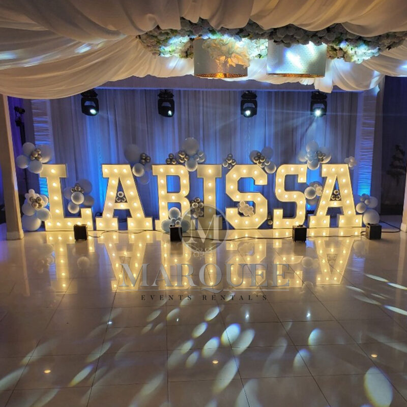 Marquee Letters Larissa