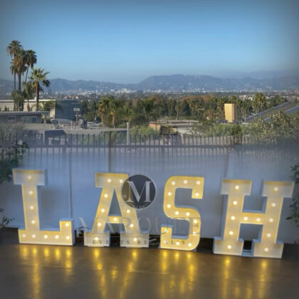 Marquee Letters Lash