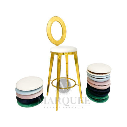 OZ Gold barstool comes in assorted colors.