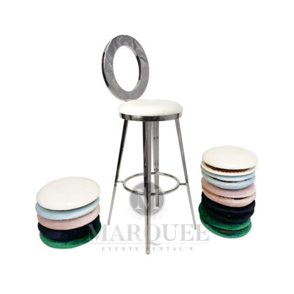 Oz Silver barstool assorted colors