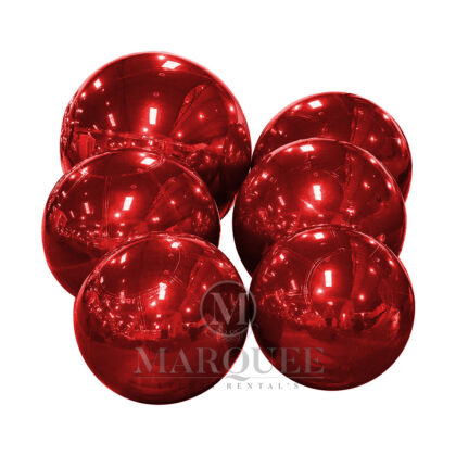 Red Inflatable Mirror Balls -23--47-78