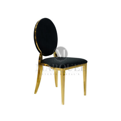 Washington chairs gold and black velvet