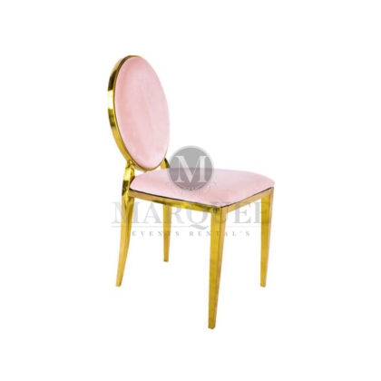 Washington chairs gold and pink velvet