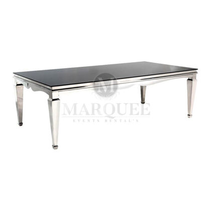 Washington table chrome silver