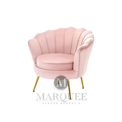 Arm chair in pink