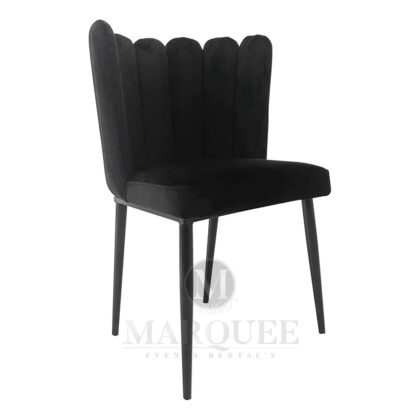 black velvet dining chair Isabella