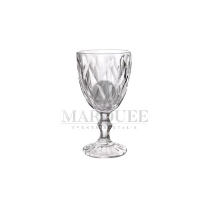 Goblet wine clear