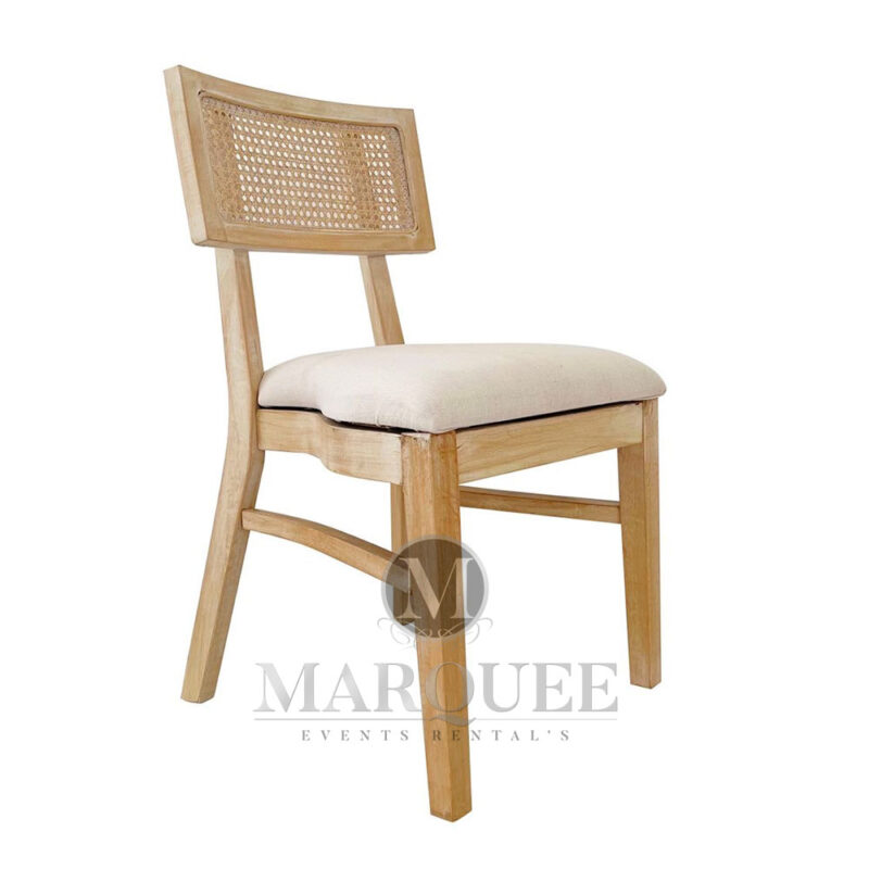 Rattan light wood chairs