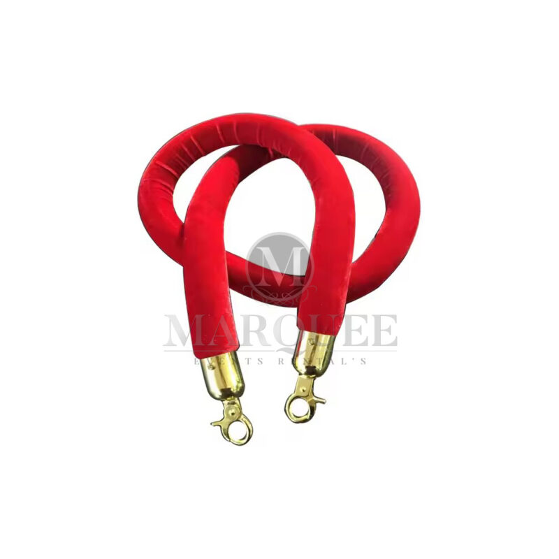 Red Stanchion Velvet Rope