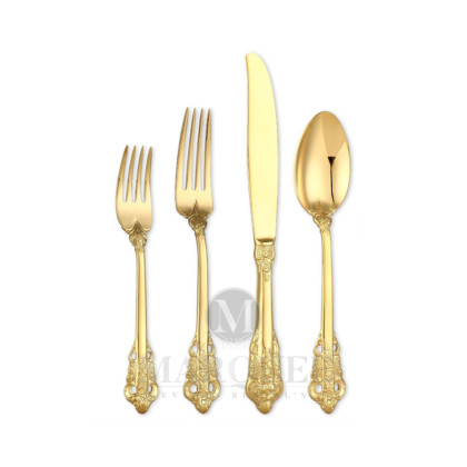 Vintage gold flatware