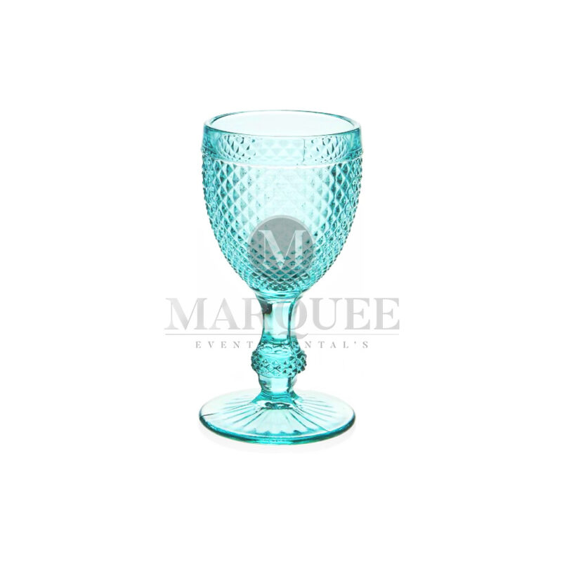 Wine goblet light teal