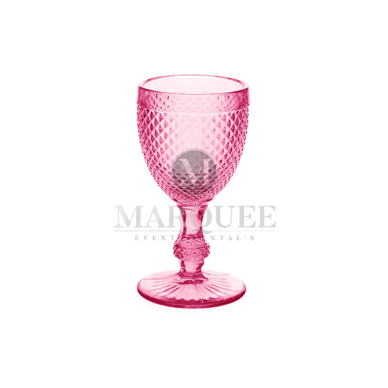 Wine goblet pink